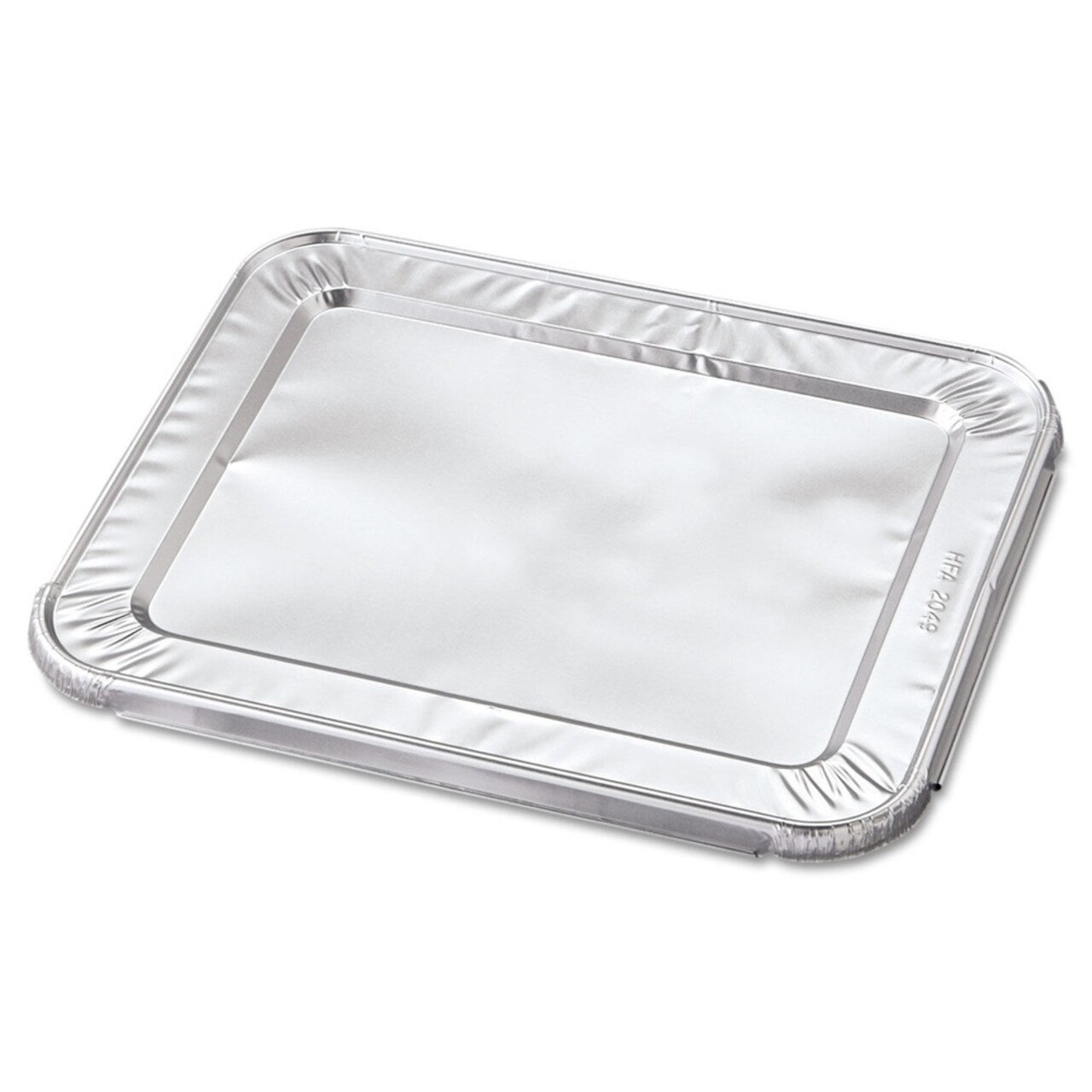 Handi-Foil 12.27 in. x 10.44 in. 30 Gauge Steam Pan Foil Lids Fits Half-Size Pan (100/Carton)